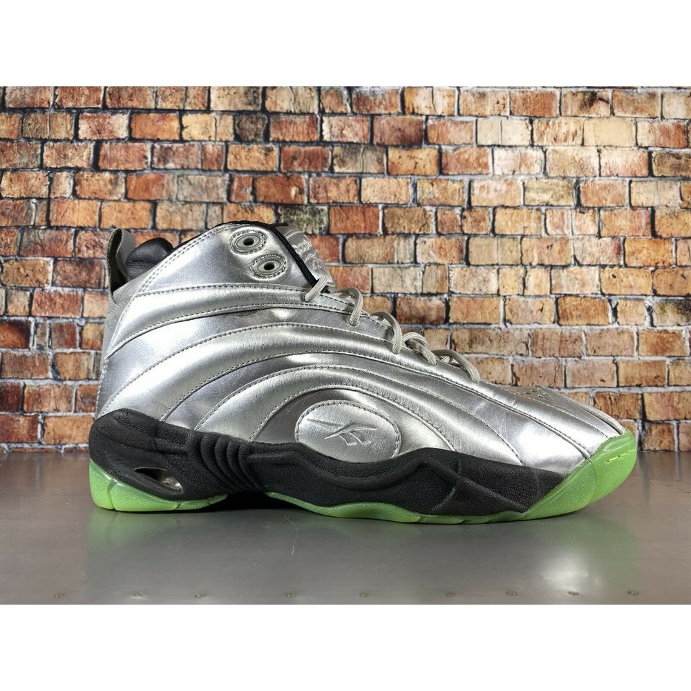Size 12 - Reebok Shaqnosis Moss Silver (Near DS)